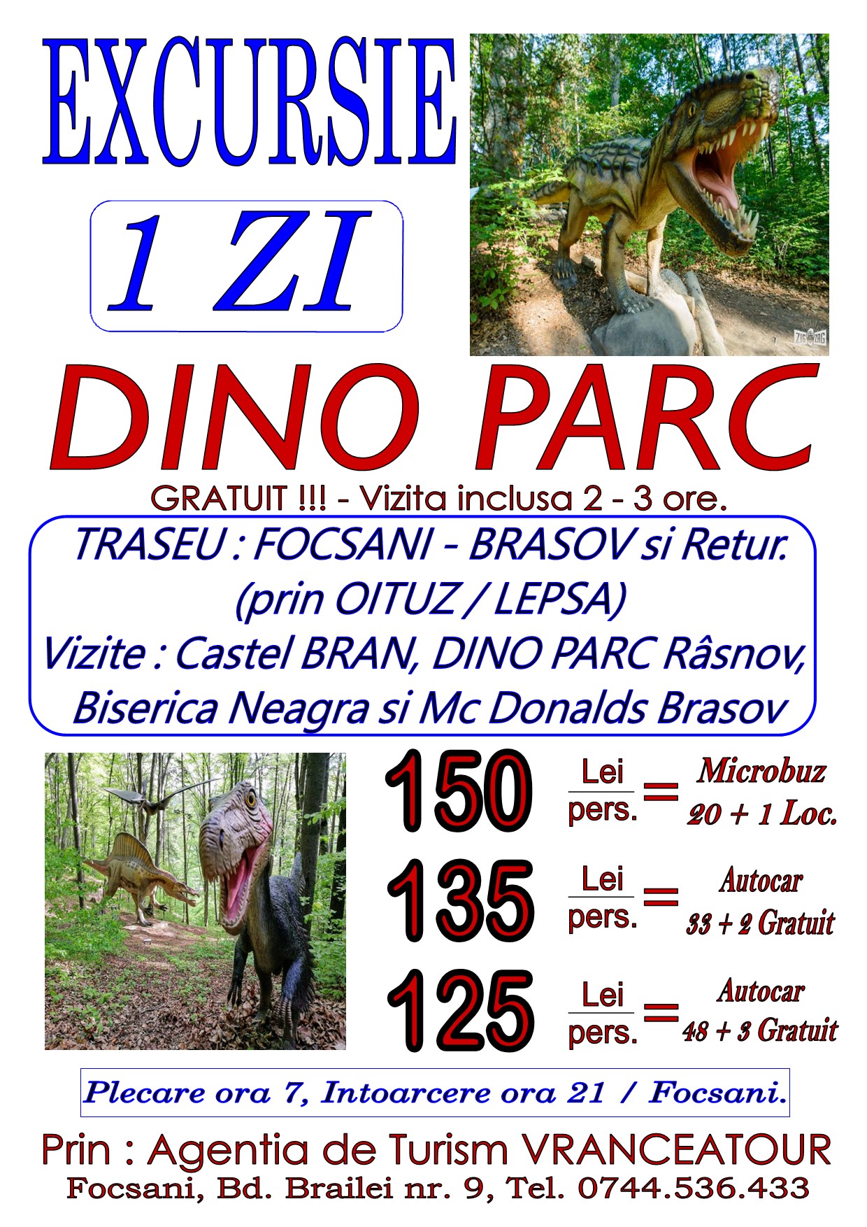 Excursie Dinoparc 2022